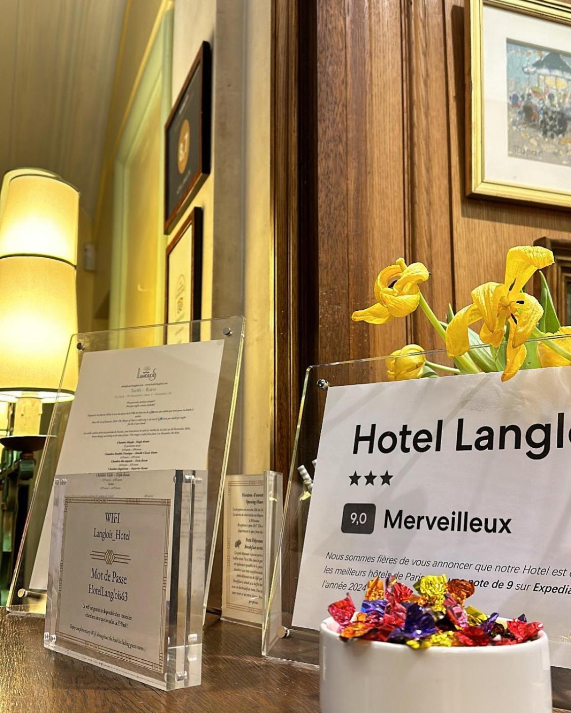 Hotel Langlois Paris Exteriör bild